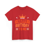 Happy Birthday To Me Celebration T-Shirt - Red