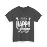 Happy Birthday To Me Celebration T-Shirt - Dark Heather