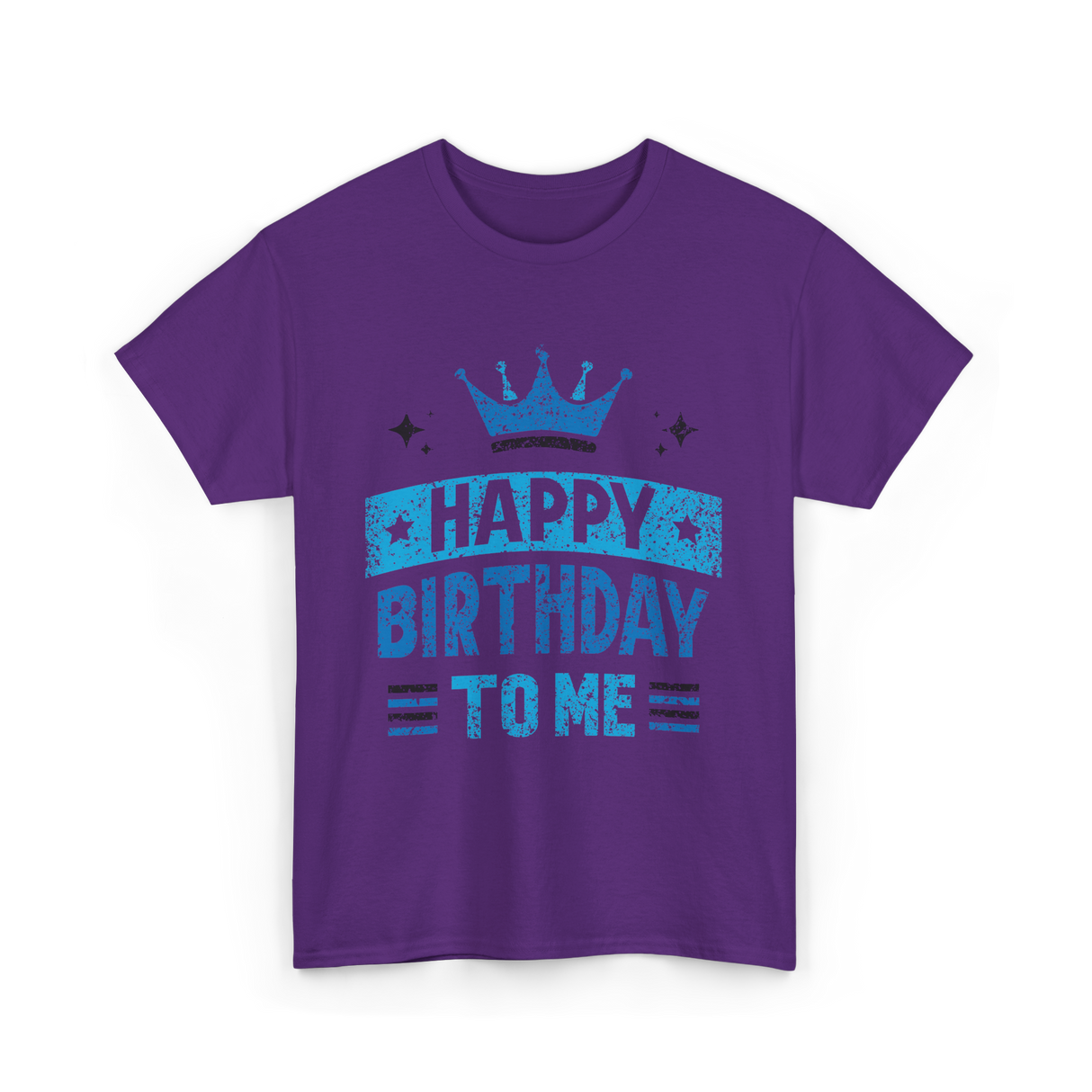 Happy Birthday To Me Celebration T-Shirt - Purple