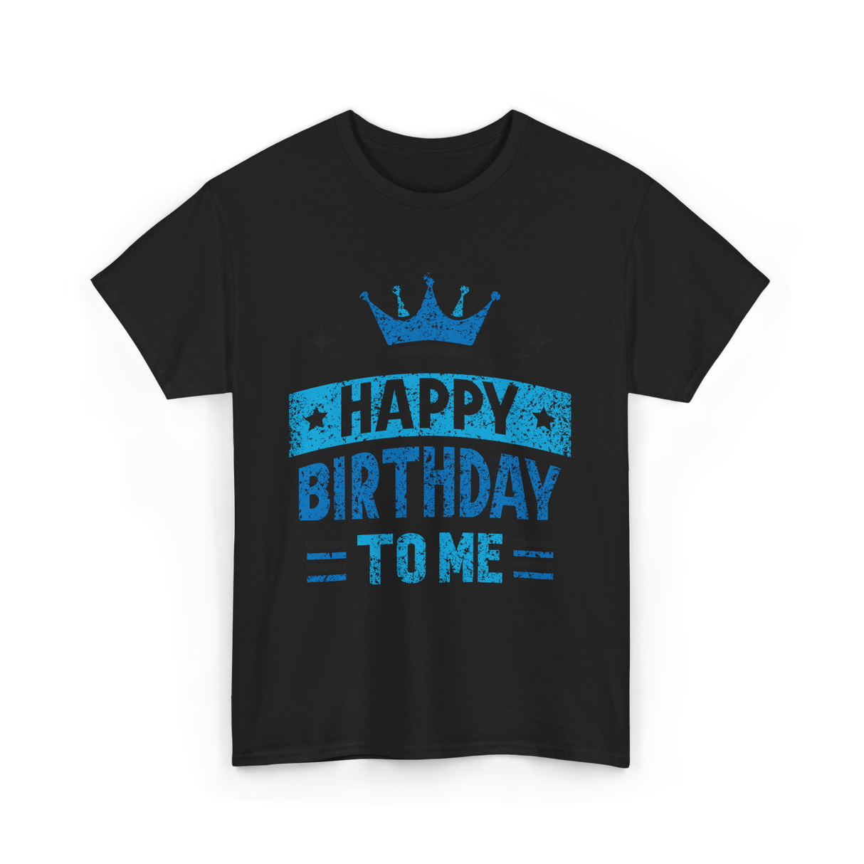 Happy Birthday To Me Celebration T-Shirt - Black