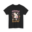 Happy Easter Bunny Easter T-Shirt - Black