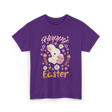 Happy Easter Bunny Easter T-Shirt - Purple