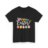 Happy Easter Bunny T-Shirt - Black