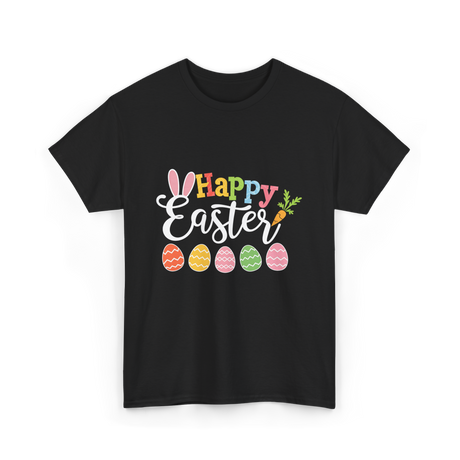 Happy Easter Bunny T-Shirt - Black