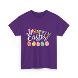 Happy Easter Bunny T-Shirt - Purple