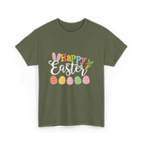 Happy Easter Bunny T-Shirt - Military Green