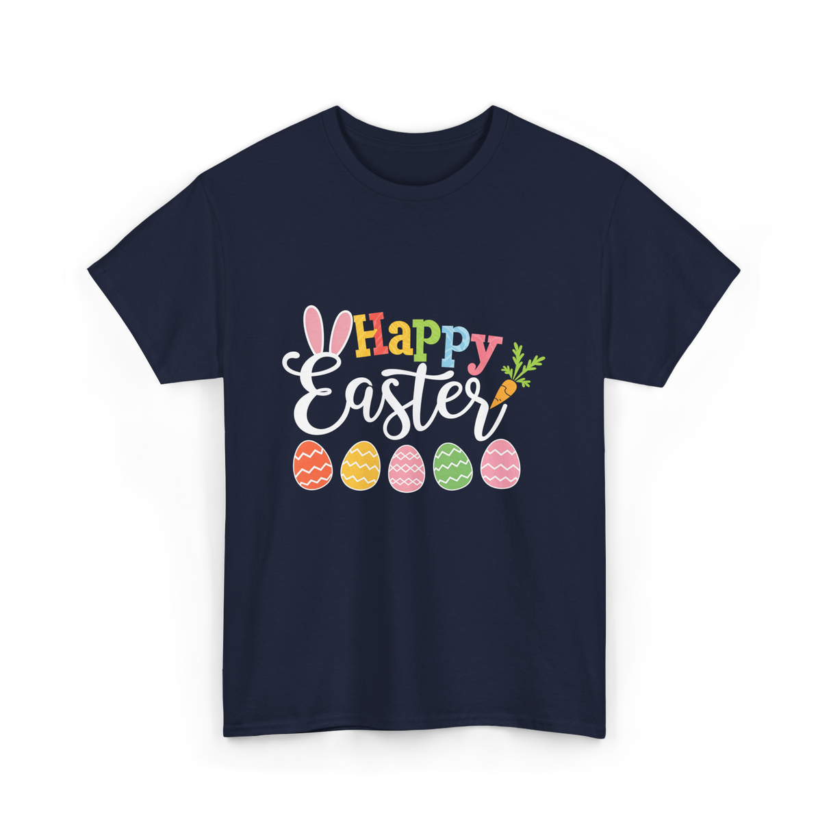 Happy Easter Bunny T-Shirt - Navy