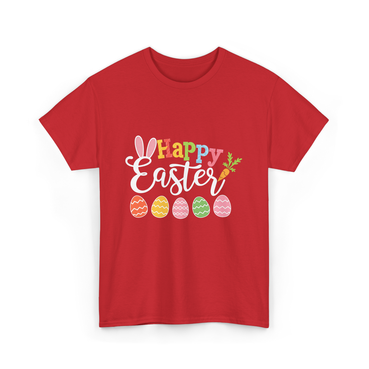 Happy Easter Bunny T-Shirt - Red