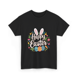 Happy Easter Easter Bunny T-Shirt - Black