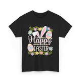 Happy Easter Easter Bunny T-Shirt - Black