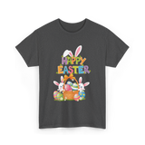 Happy Easter Easter Bunny T-Shirt - Dark Heather