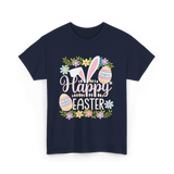 Happy Easter Easter Bunny T-Shirt - Navy