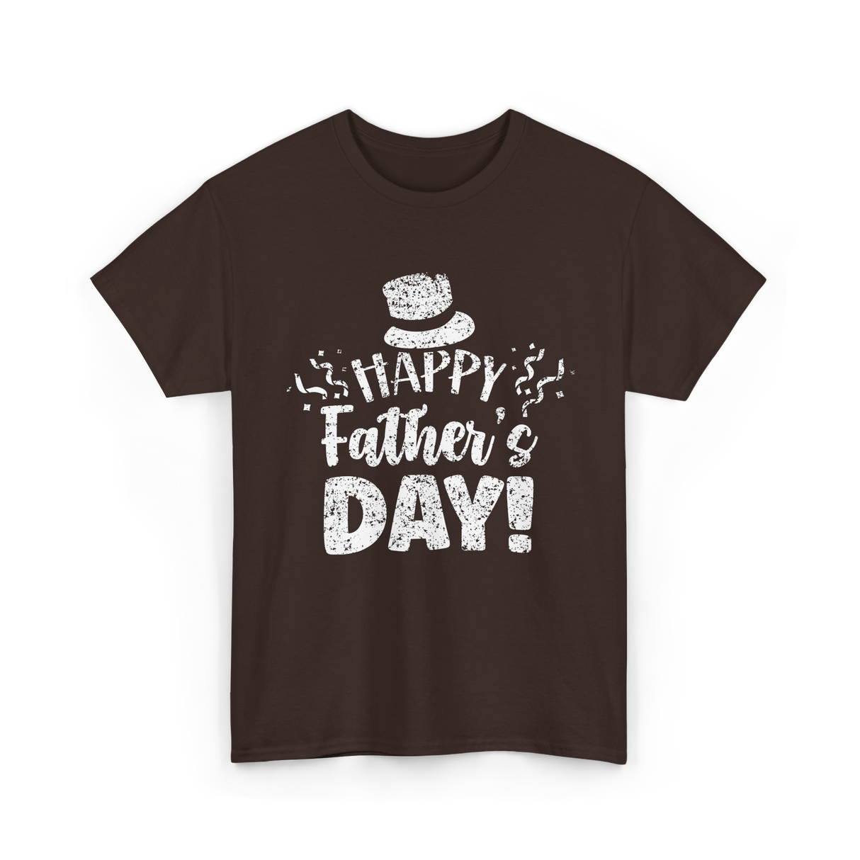 Happy Father's Day Celebration T-Shirt - Dark Chocolate