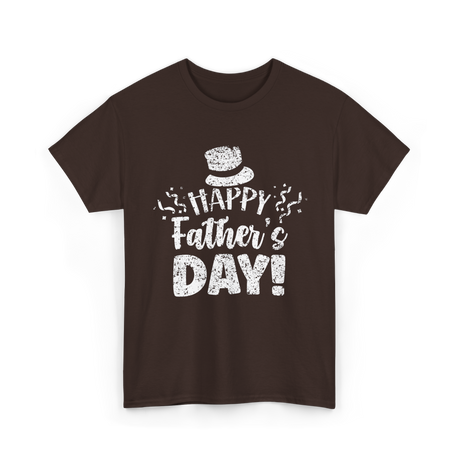 Happy Father's Day Celebration T-Shirt - Dark Chocolate