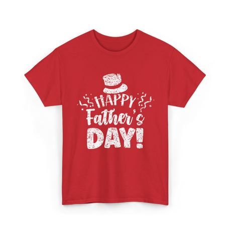 Happy Father's Day Celebration T-Shirt - Red