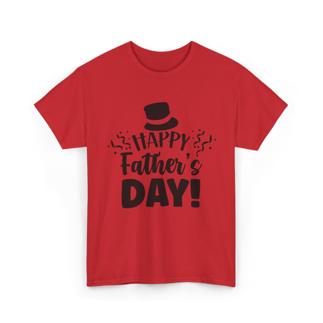 Happy Father's Day Dad T-Shirt - Red