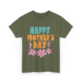 Happy Mother's Day Mother Mama T-Shirt - Military Green