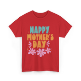 Happy Mother's Day Mother Mama T-Shirt - Red