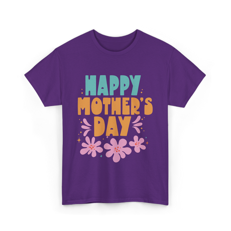 Happy Mother's Day Mother Mama T-Shirt - Purple