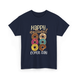 Happy National Donut Day Donuts T-Shirt - Navy