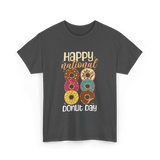 Happy National Donut Day Donuts T-Shirt - Dark Heather