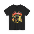 Happy New Year Celebration T-Shirt - Black