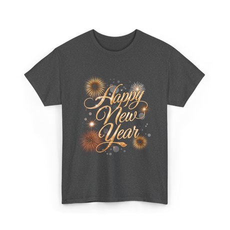 Happy New Year Celebration T-Shirt - Dark Heather