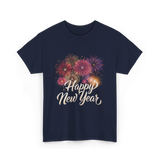 Happy New Year Celebration T-Shirt - Navy