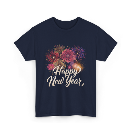 Happy New Year Celebration T-Shirt - Navy