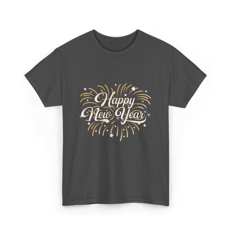 Happy New Year Celebration T-Shirt - Dark Heather