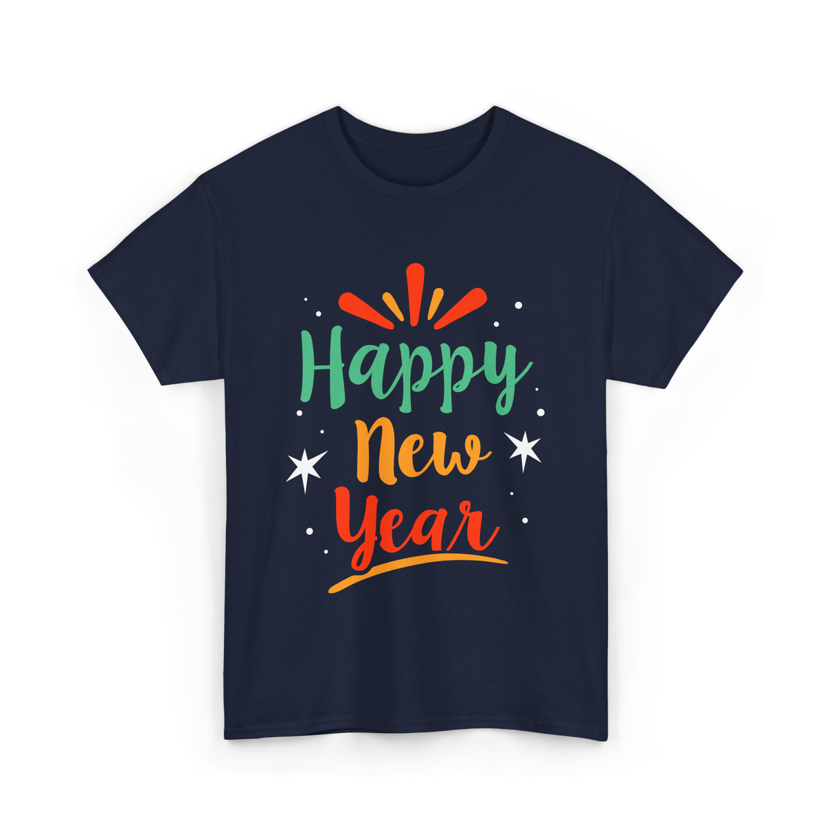 Happy New Year Celebration T-Shirt - Navy