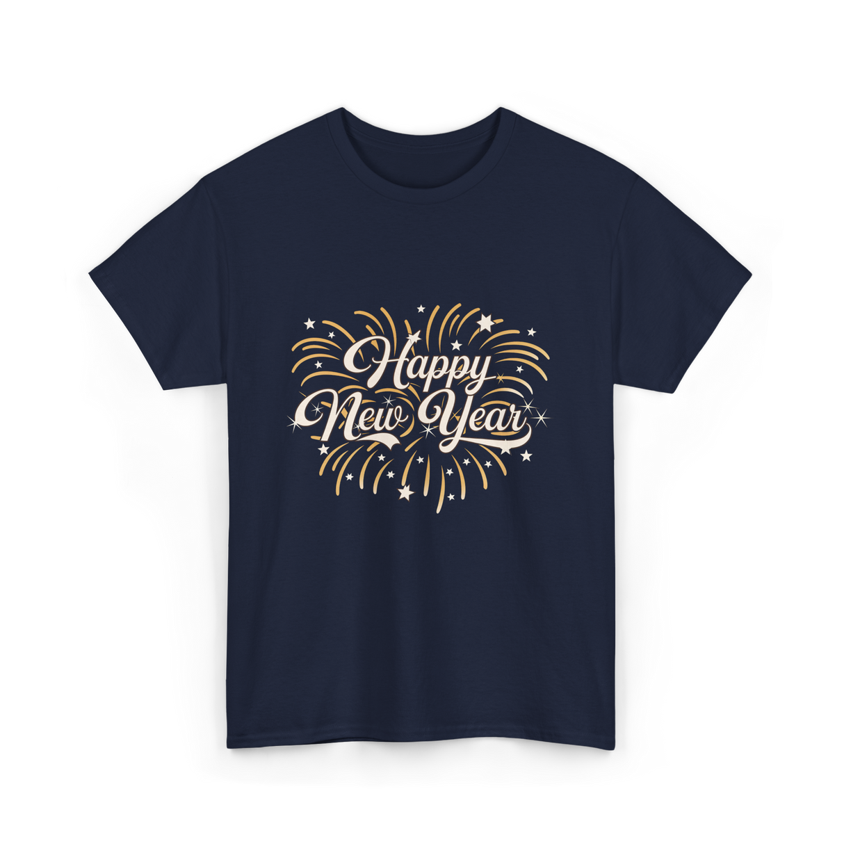 Happy New Year Celebration T-Shirt - Navy