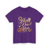 Happy New Year Celebration T-Shirt - Purple