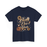 Happy New Year Celebration T-Shirt - Navy