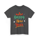 Happy New Year Celebration T-Shirt - Dark Heather