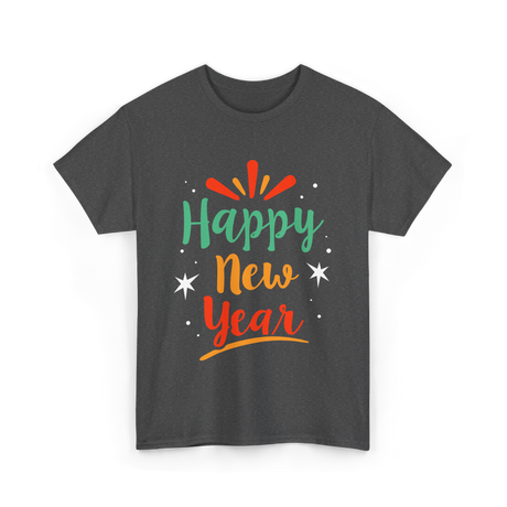 Happy New Year Celebration T-Shirt - Dark Heather