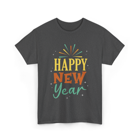 Happy New Year Celebration T-Shirt - Dark Heather