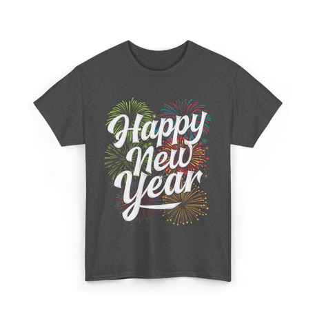 Happy New Year Celebration T-Shirt - Dark Heather