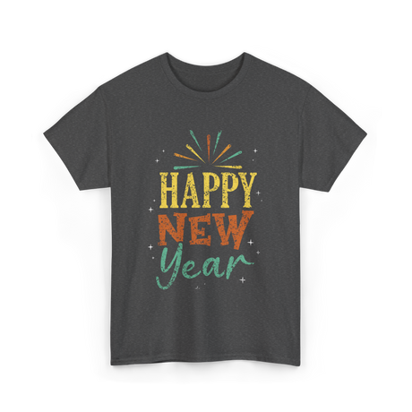 Happy New Year Celebration T-Shirt - Dark Heather