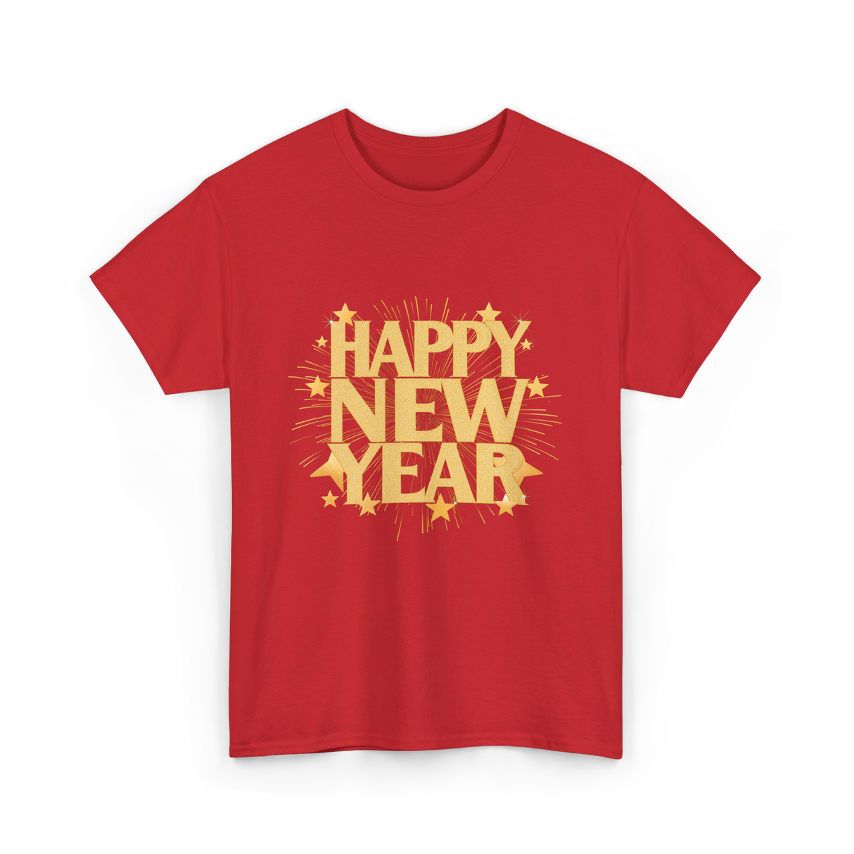 Happy New Year New Year Celebration T-Shirt - Red