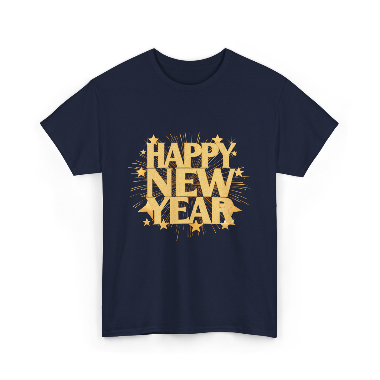 Happy New Year New Year Celebration T-Shirt - Navy