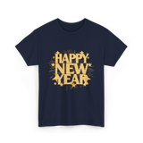 Happy New Year New Year Celebration T-Shirt - Navy