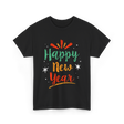 Happy New Year New Year T-Shirt - Black