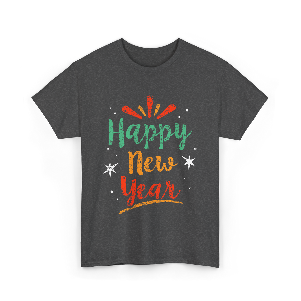 Happy New Year New Year T-Shirt - Dark Heather