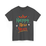 Happy New Year New Year T-Shirt - Dark Heather