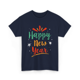 Happy New Year New Year T-Shirt - Navy