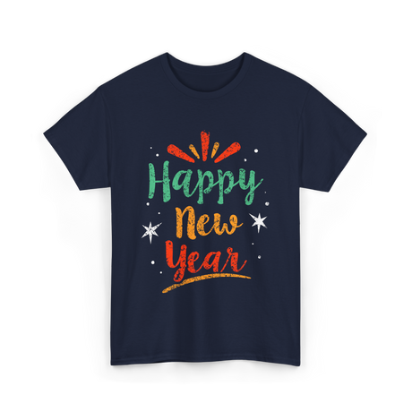 Happy New Year New Year T-Shirt - Navy