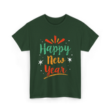 Happy New Year New Year T-Shirt - Forest Green