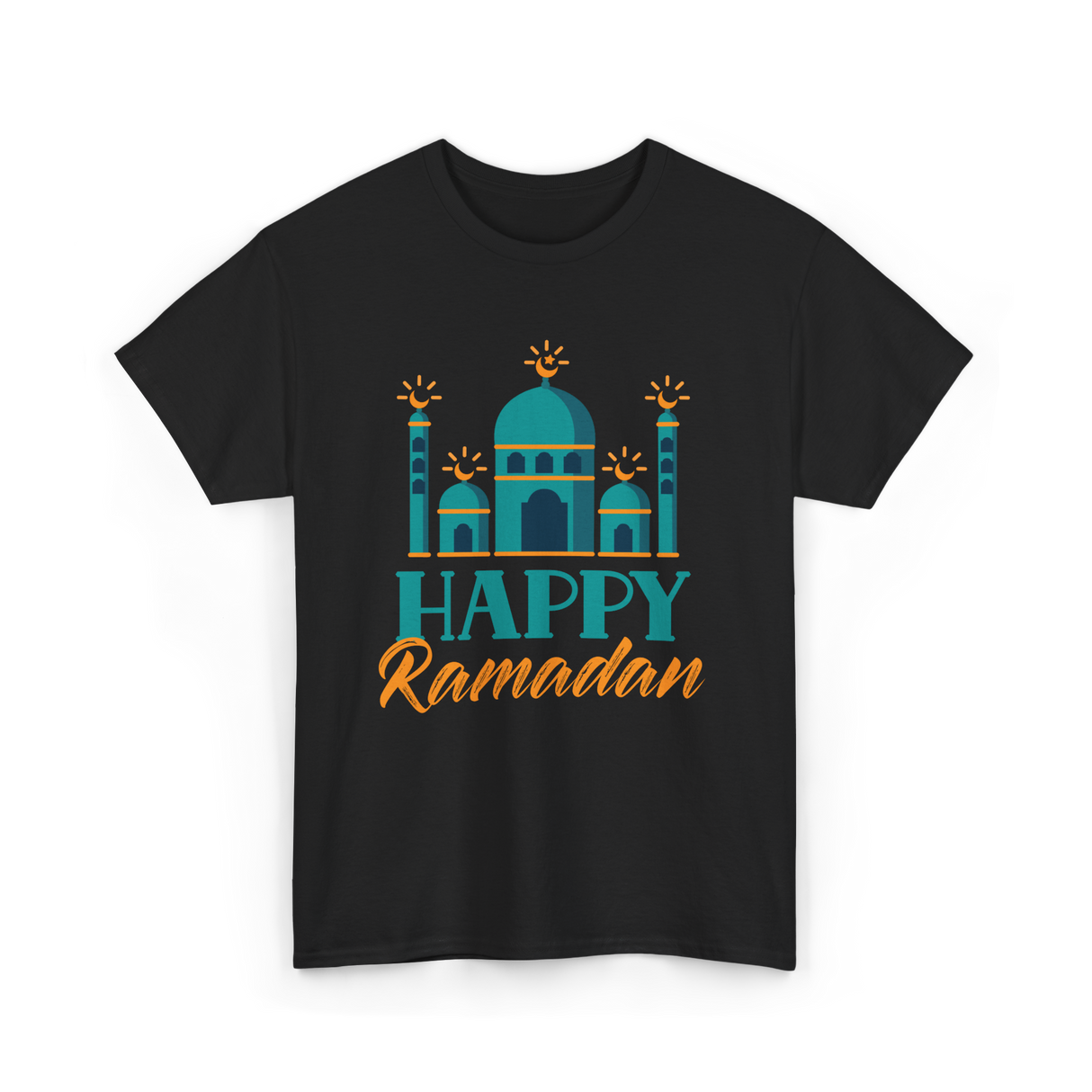 Happy Ramadan T-Shirt - Black