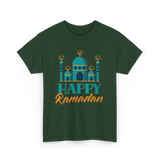 Happy Ramadan T-Shirt - Forest Green